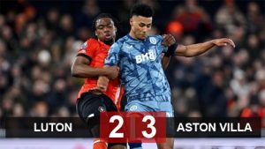 Aston Villa giành điểm trước Luton để có suất dự cúp châu Âu