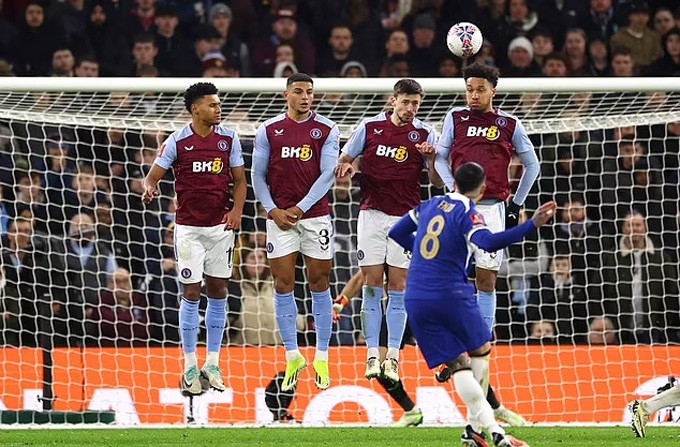 Quyết tâm của Aston Villa trong trận gặp Chelsea