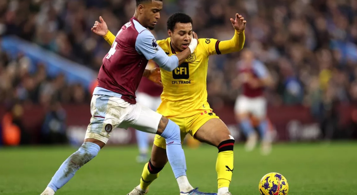 trận đối đầu giữa Aston Villa và Sheffield