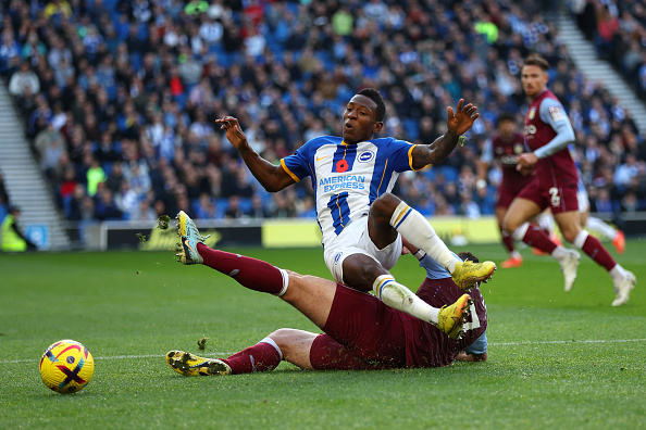 brighton có tỷ lệ cầm bóng cao hơn aston-villa